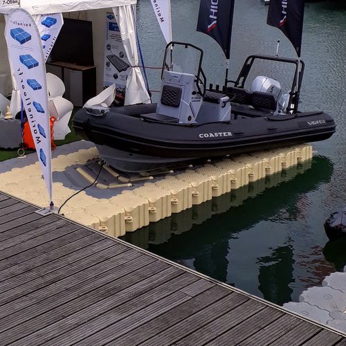 Ponton flottant - BOATFLOOR - MARINEFLOOR EUROPE - modulable / pour amarrage à sec / pour marina