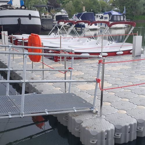 Module pour ponton flottant modulable - CUBE ECO-SYSTEM - MARINEFLOOR EUROPE - en kit