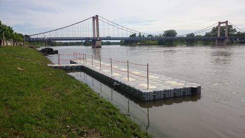 Ponton flottant - MARINEFLOOR EUROPE - modulable / débarcadère / de plage et d'estuaire