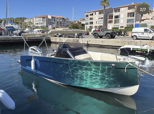 Cabin-cruiser hors-bord - 655 MATRIX - Moonday Yachts - bimoteur / coque planante / open