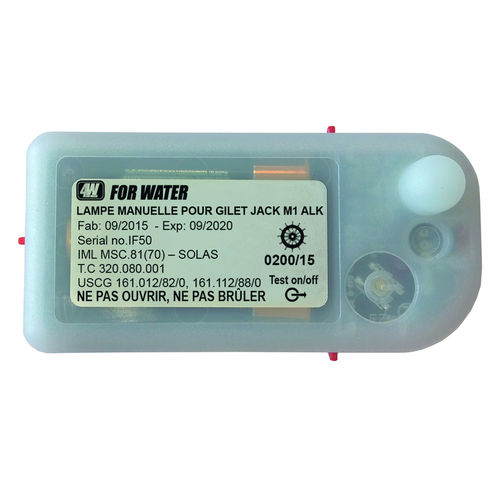 Lampe à éclats - MANUELLE - Forwater - marine / pour gilet de sauvetage / SOLAS