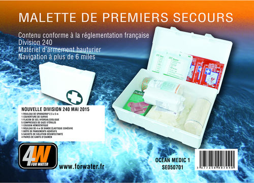 Trousse de premiers secours pour navigation hauturière - SE050702 / SE050713 / SE050714 / SE050721 - Forwater - pour bateau / pour navigation côtière