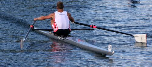 Bateau d'aviron de course - A1 - Janousek - skiff