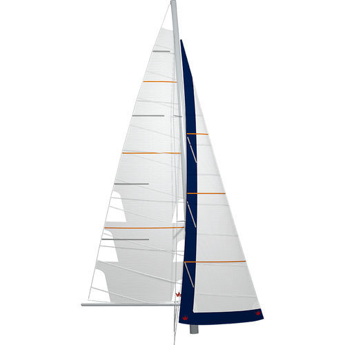 Grand-voile en polyester tissé - ALISIO - ELVSTRØM SAILS - génois sur enrouleur / pour voilier de croisière / coupe horizontale
