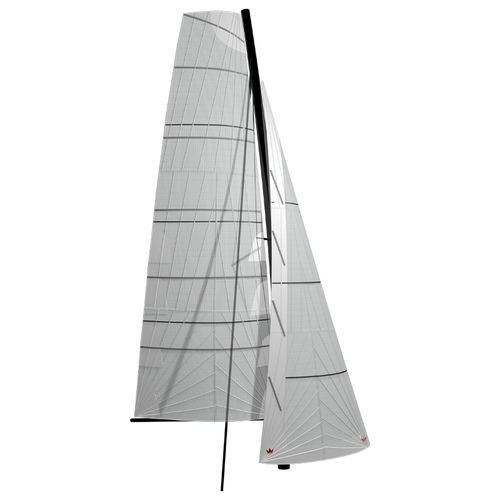 Grand-voile à corne - KOONAA - ELVSTRØM SAILS - foc sur enrouleur / pour multicoque de croisière / coupe radiale
