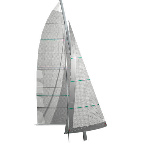 Grand-voile - KOONAA - ELVSTRØM SAILS - génois sur enrouleur / pour multicoque de croisière / coupe radiale