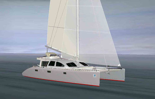 Catamaran - SOUBISE 56' - Tournier Marine - de croisière / mixte / 3 cabines