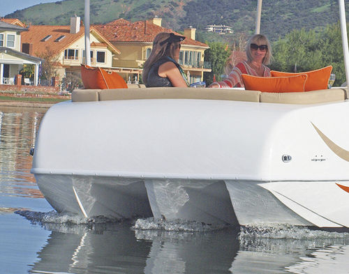 Bateau ponton hors-bord - 151TR - ElectraCraft - tri-tube / max. 12 personnes