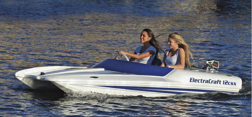 Coque open catamaran - 12CSX - ElectraCraft - électrique