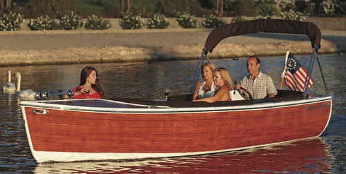 Barque électrique - 18LSR - ElectraCraft - en bois / traditionnelle