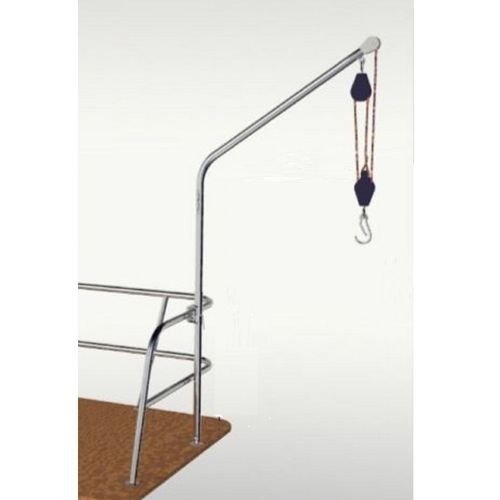 Bossoir pour voilier - 32-MAT-01 - INOX MARINE INNOVATION - manuel / pivotant