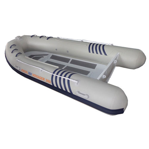 Bateau pneumatique hors-bord - VOYAGER LITE SR350 - Excel Inflatables - semi-rigide / à console centrale / max. 5 personnes