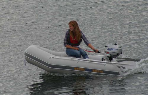 Bateau pneumatique hors-bord - VOLANTE SD230 - Excel Inflatables - max. 2 personnes / quille gonflable