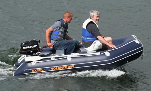 Bateau pneumatique hors-bord - VOLANTE SD290 - Excel Inflatables - max. 4 personnes / quille gonflable