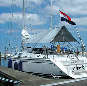 Taud de soleil pour voilier - BP101 / BP111 / BP121 / BP102 / BP112 / BP122 - Blue Performance - pour cockpit