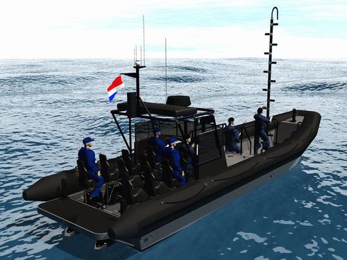 Bateau de surveillance - MR-1150 ASSAULT - Madera Ribs - in-bord / diesel / bateau pneumatique semi-rigide