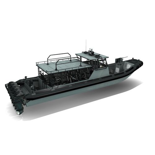 Bateau de surveillance - MRC1500  - Madera Ribs - hors-bord / bateau pneumatique semi-rigide
