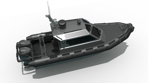 Bateau de surveillance - MRC850 - Madera Ribs - hors-bord / bateau pneumatique semi-rigide