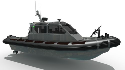 Bateau de surveillance - MRCD950  - Madera Ribs - in-bord / diesel / bateau pneumatique semi-rigide