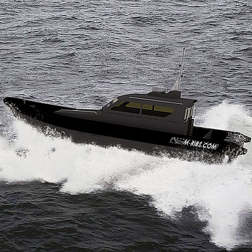 Bateau de surveillance - MRC1050  - Madera Ribs - hors-bord / bateau pneumatique semi-rigide
