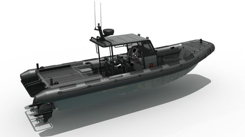 Bateau de surveillance -  MRCD1050 Compact - Madera Ribs - in-bord / diesel / bateau pneumatique semi-rigide
