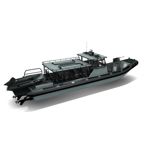 Bateau de surveillance - MRCD1500 - Madera Ribs - in-bord / bateau pneumatique semi-rigide