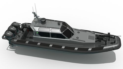 Bateau de surveillance - MRC1150 - Madera Ribs - hors-bord / bateau pneumatique semi-rigide