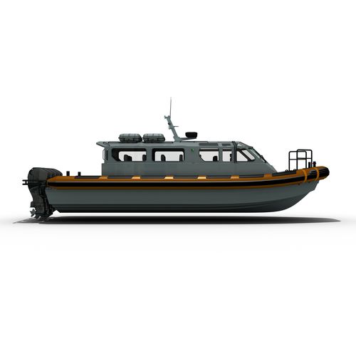 Bateau de transport de personnel - MRC1250  - Madera Ribs - hors-bord / bateau pneumatique semi-rigide
