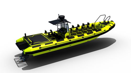 Bateau touristique - MR-1000 TOURIST  - Madera Ribs - in-bord / diesel / bateau pneumatique semi-rigide