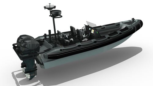 Bateau de surveillance - MR-800 - Madera Ribs - hors-bord / bateau pneumatique semi-rigide
