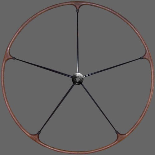 Barre à roue pour voilier - ALU-Line - TCE-Engineering - en teck / en aluminium
