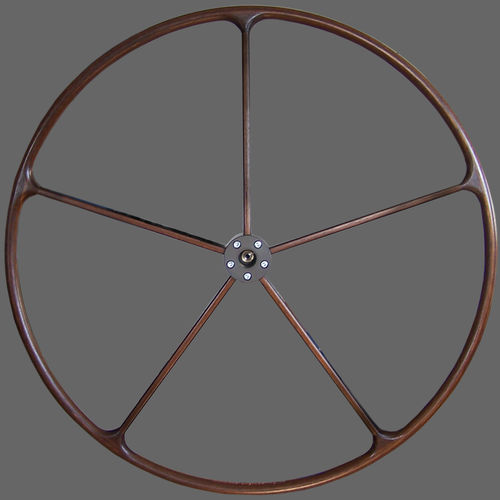 Barre à roue pour voilier - NATURELLE Version 2 - TCE-Engineering - en teck / en carbone