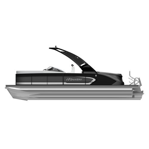 Bateau ponton hors-bord - LX 25 SRS - Manitou Pontoon Boats - hybride / tri-tube / open
