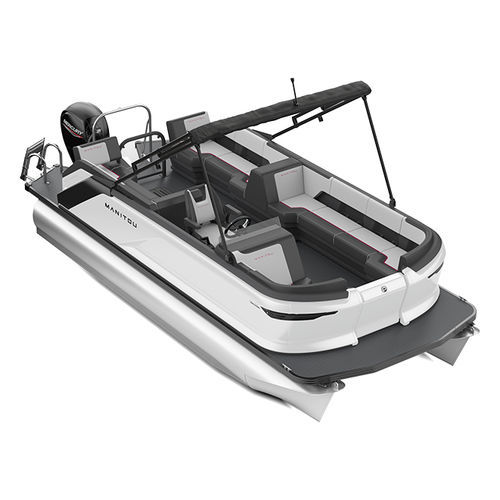 Bateau ponton hors-bord - 22 MAX - Manitou Pontoon Boats - tri-tube / open / à console latérale