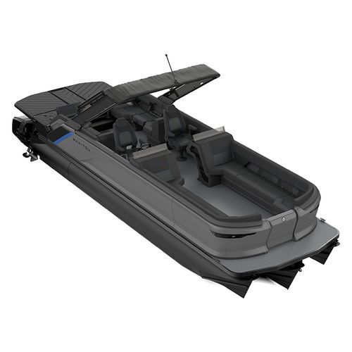 Bateau ponton hors-bord - EXPLORE 26 MAX NAVIGATOR - Manitou Pontoon Boats - bimoteur / tri-tube / open
