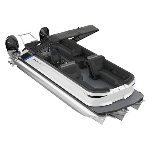 Bateau ponton hors-bord - EXPLORE 24 SWITCHBACK - Manitou Pontoon Boats - bimoteur / tri-tube / open