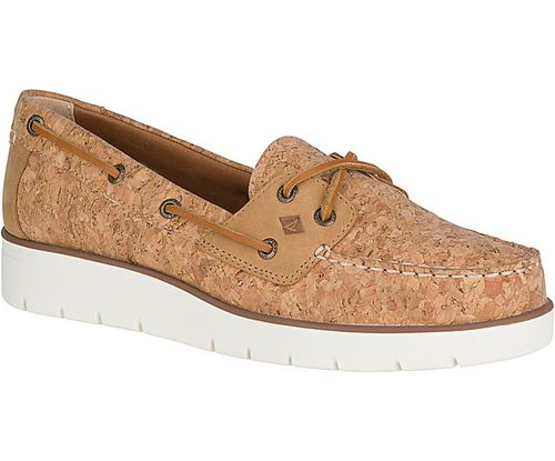Chaussure de pont - AZUR CORK  - Sperry Top Sider - pour femme / en cuir
