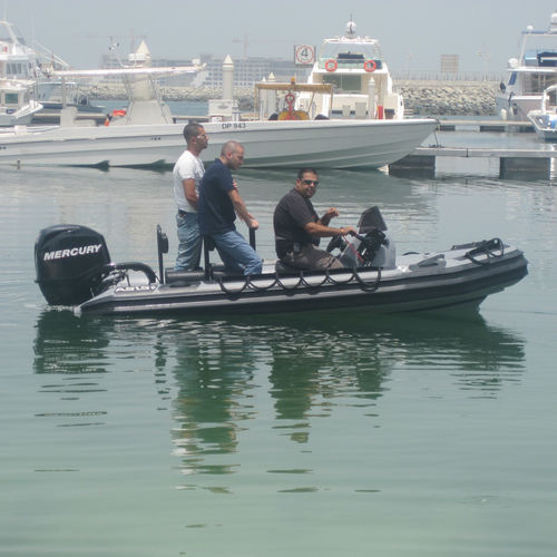Bateau professionnel hors-bord - 4.1 M - ASIS BOATS - en aluminium / bateau pneumatique semi-rigide