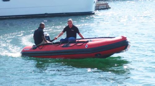 Bateau pneumatique hors-bord - 4.8 M - ASIS BOATS - pliable / open / de sauvetage