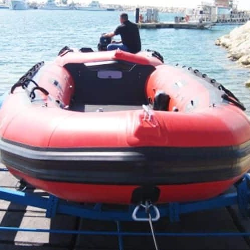 Bateau pneumatique hors-bord - 4.7 M - ASIS BOATS - pliable / de sauvetage / max. 9 personnes