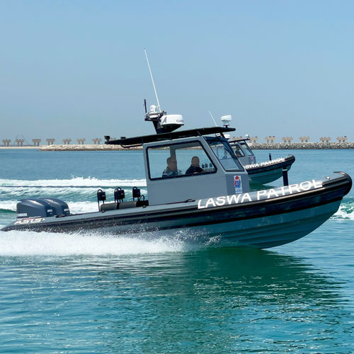Bateau pneumatique RHIB - 8 M - ASIS BOATS - rapide / multiusage / de sauvetage