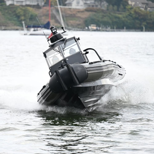 Bateau pneumatique hors-bord - 9.5 M - ASIS BOATS - RHIB / rapide / multiusage