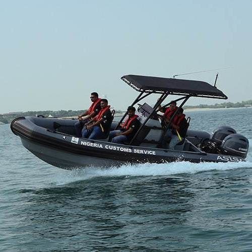 Bateau de surveillance - 9.5 M - ASIS BOATS - hors-bord / en aluminium / bateau pneumatique semi-rigide