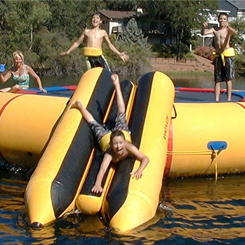 Jeu aquatique toboggan Bounce N Aqua Sports Technology Island