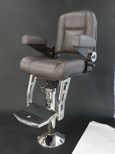 Siège pilote - 316 L Stainless - STIDD SYSTEMS - d'opérateur / pour yacht / avec accoudoirs