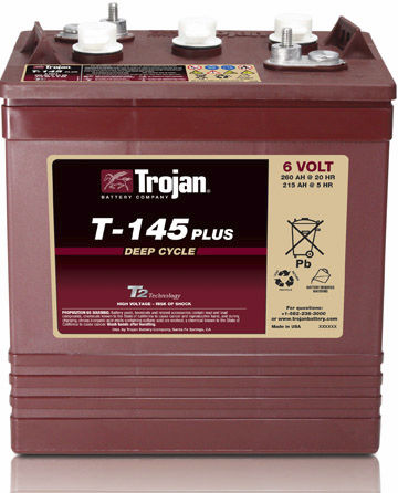 Batterie marine - T-145 PLUS - Trojan Battery Company - 6V / plomb / à décharge profonde