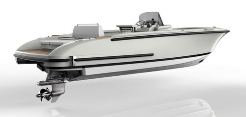 Annexe pour yacht in-bord - VENETIAN - Hodgdon Yachts - open / à console centrale / limousine