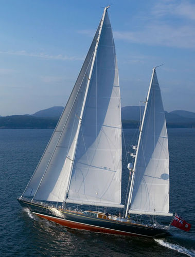 Sailing-superyacht de croisière - ASOLARE - Hodgdon Yachts - traditionnel / à cockpit ouvert / ketch