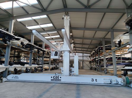 Ascenseur à bateaux - Floor-mounted - GH Cranes & Components - système de rails