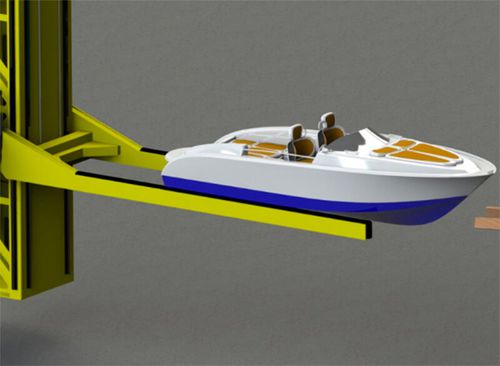 Ascenseur pour port à sec - Roof-Mounted - GH Cranes & Components